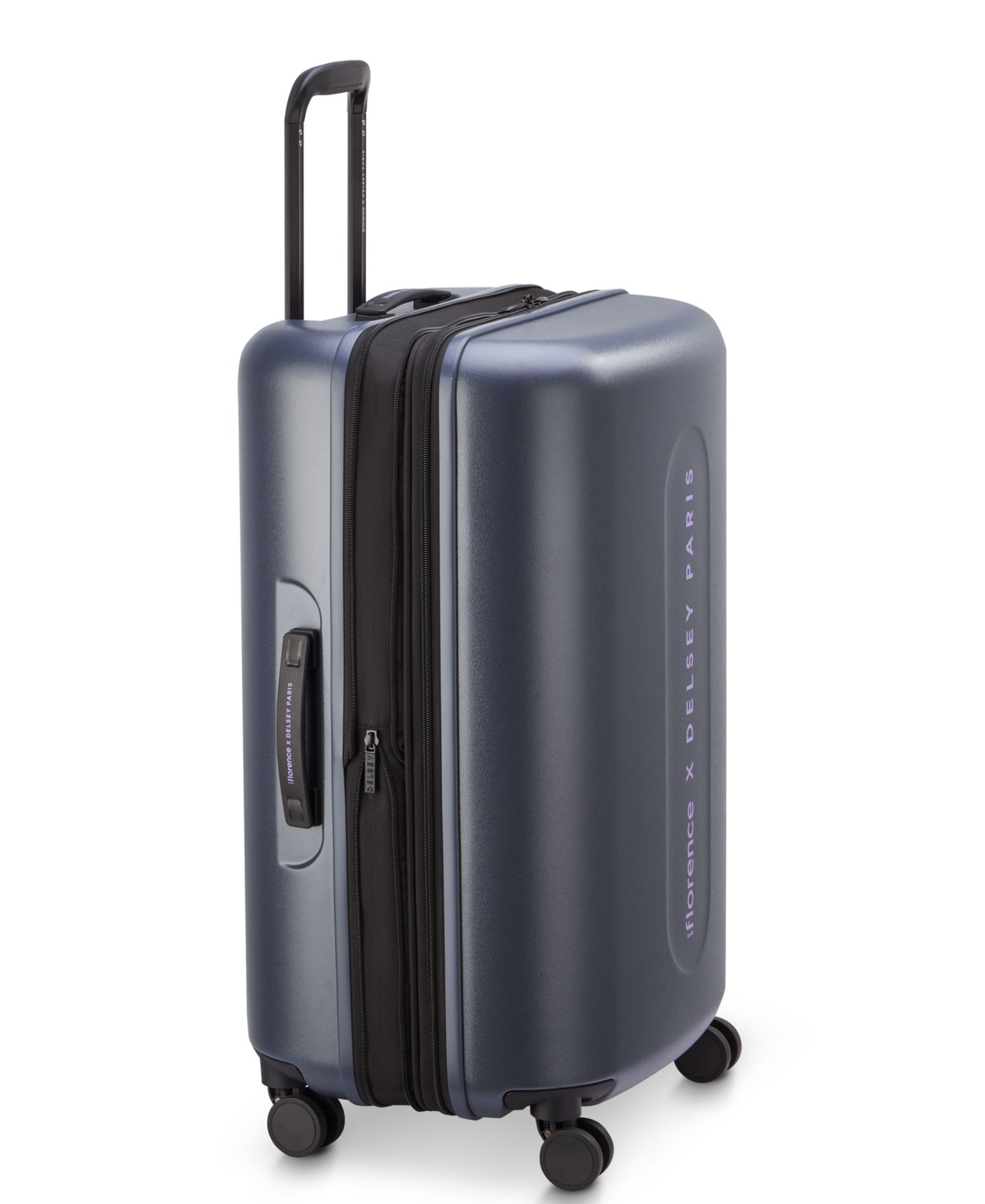 Чемодан florence by mills x Delsey Paris Catch Flights Medium Check-in Spinner, цвет: Антрацитовый — фото 7