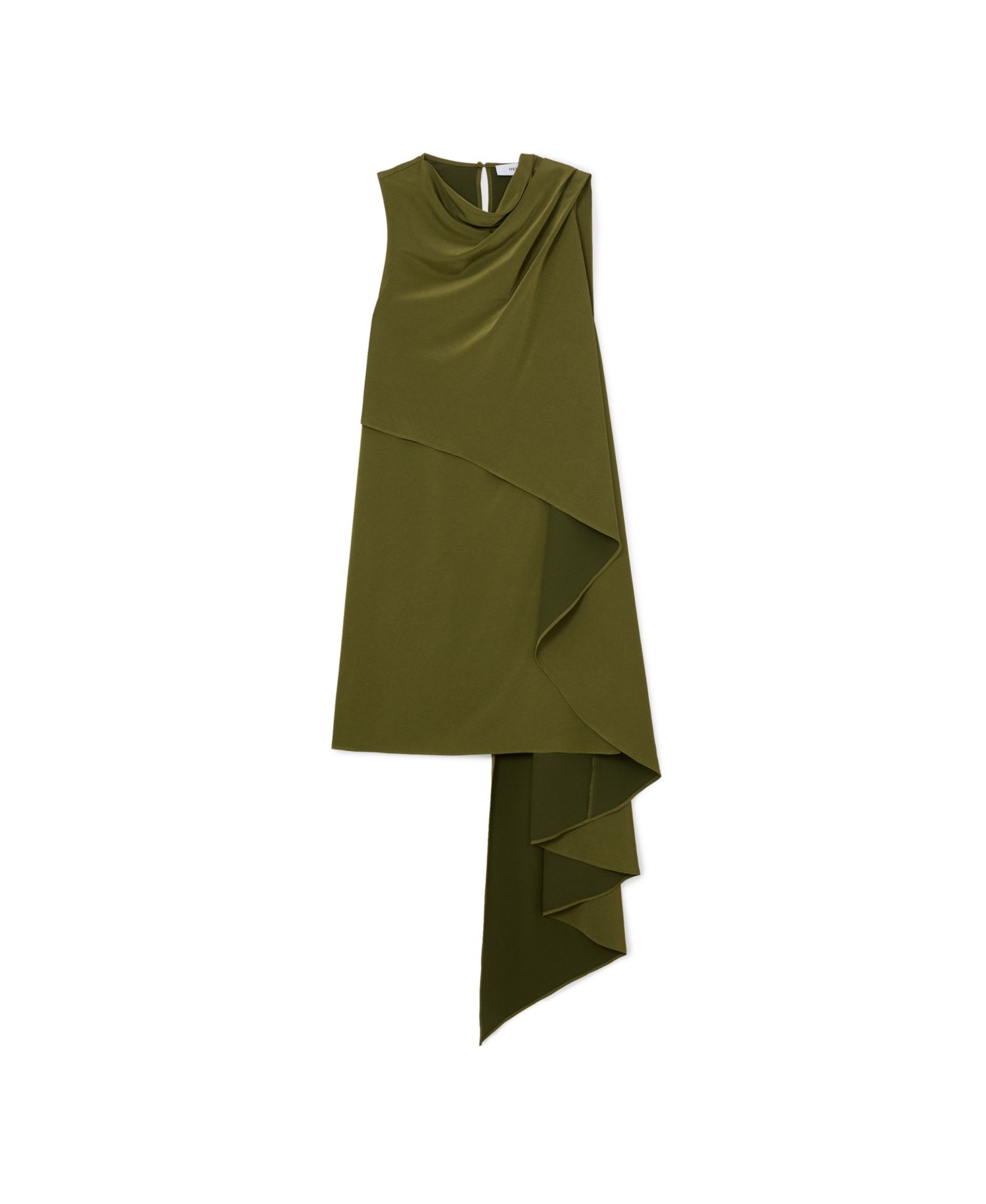 Women's Drape-Detail Layered Mini Dress
