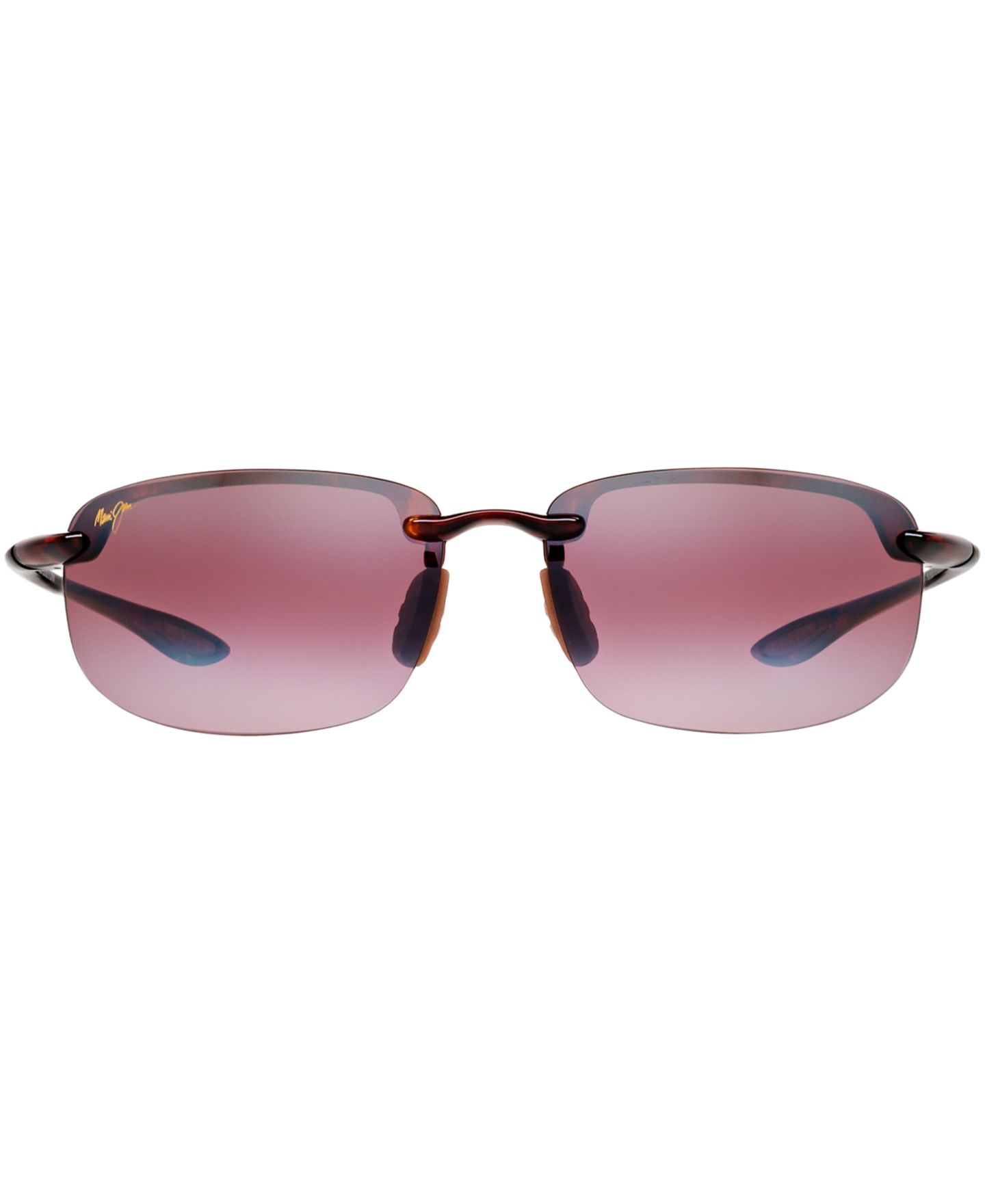 Женские солнцезащитные очки Maui Jim Hookipa Polarized Sunglasses, 407, цвет: Чёрный / Коричневый — фото 9