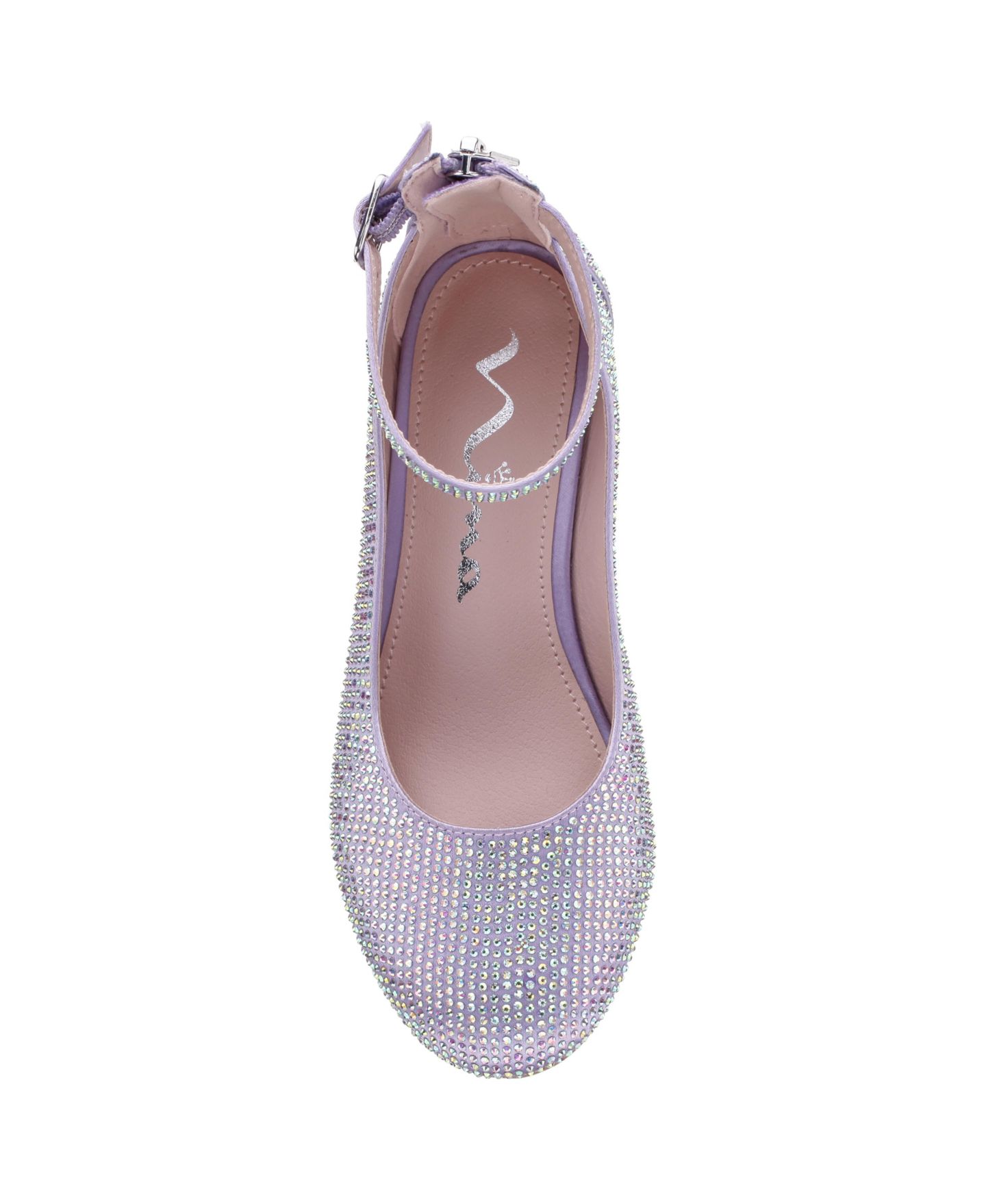 Туфли Nina LENNIE2 Light Rhinestone Dress Shoes для девочек, цвет: Светлый фиолетовый — фото 6