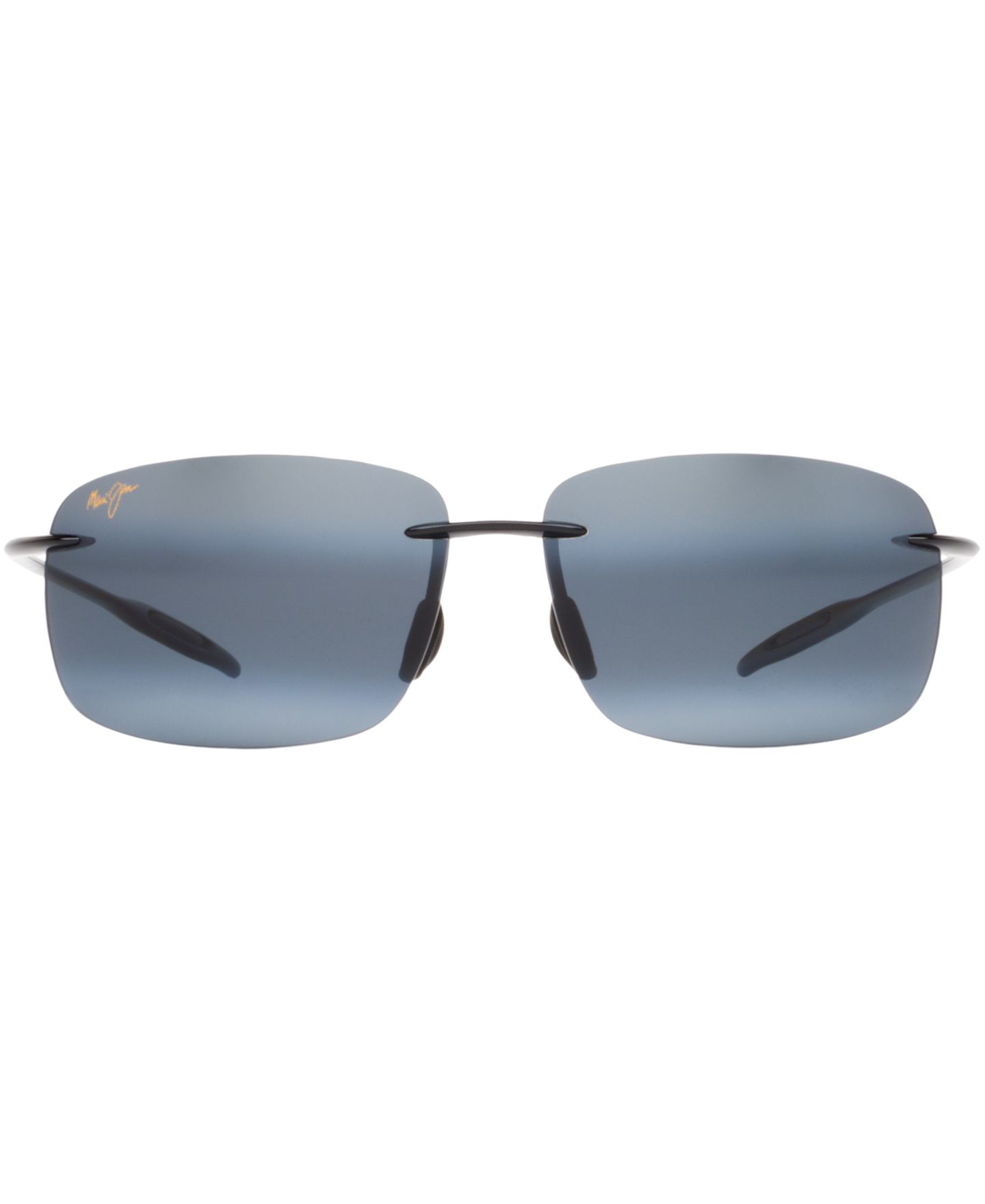 Женские солнцезащитные очки Maui Jim Polarized Breakwall Sunglasses, 422, цвет: Чёрный / Серый — фото 4