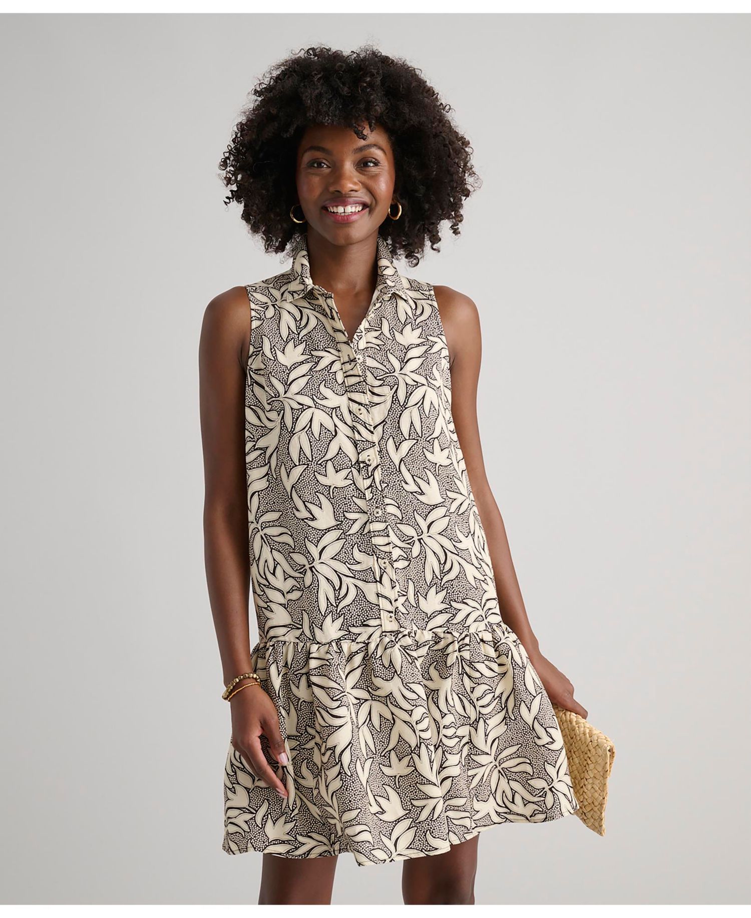 Women's Linen Blend Sleeveless Amara Dress