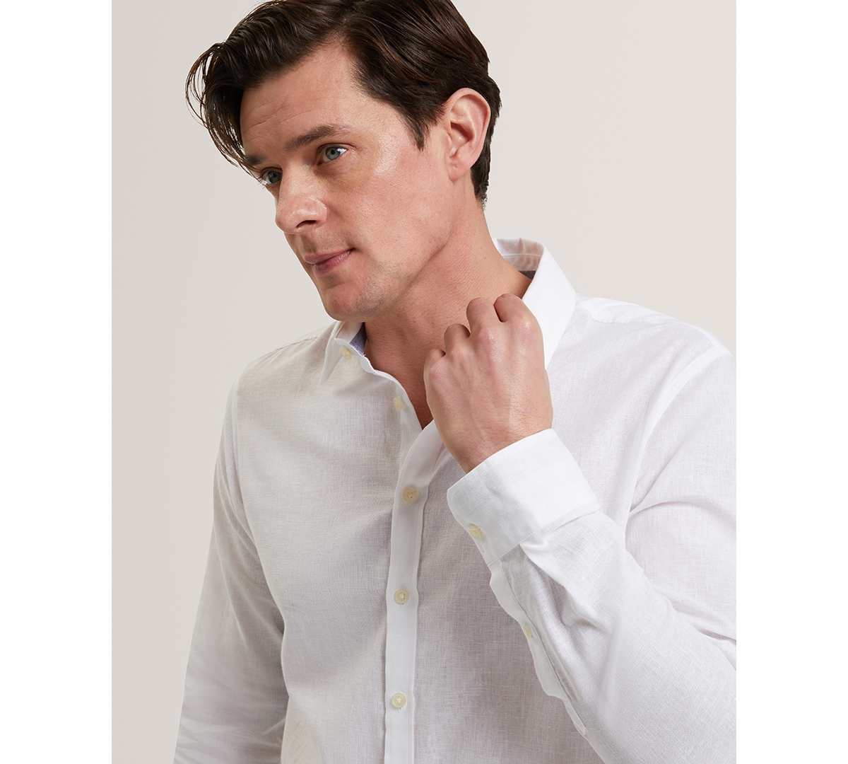 Ted Baker Men's Prynn Long-Sleeve Solid Shirt