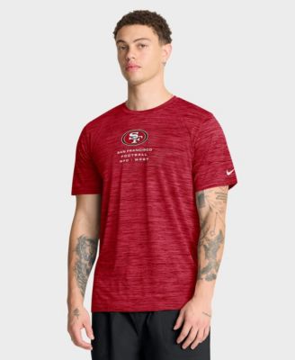 Men's Scarlet San Francisco 49ers Velocity Ball Carrier Dri-FIT T-Shirt