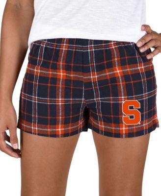 Women's Navy/Orange Syracuse Orange Ultimate Flannel Shorts