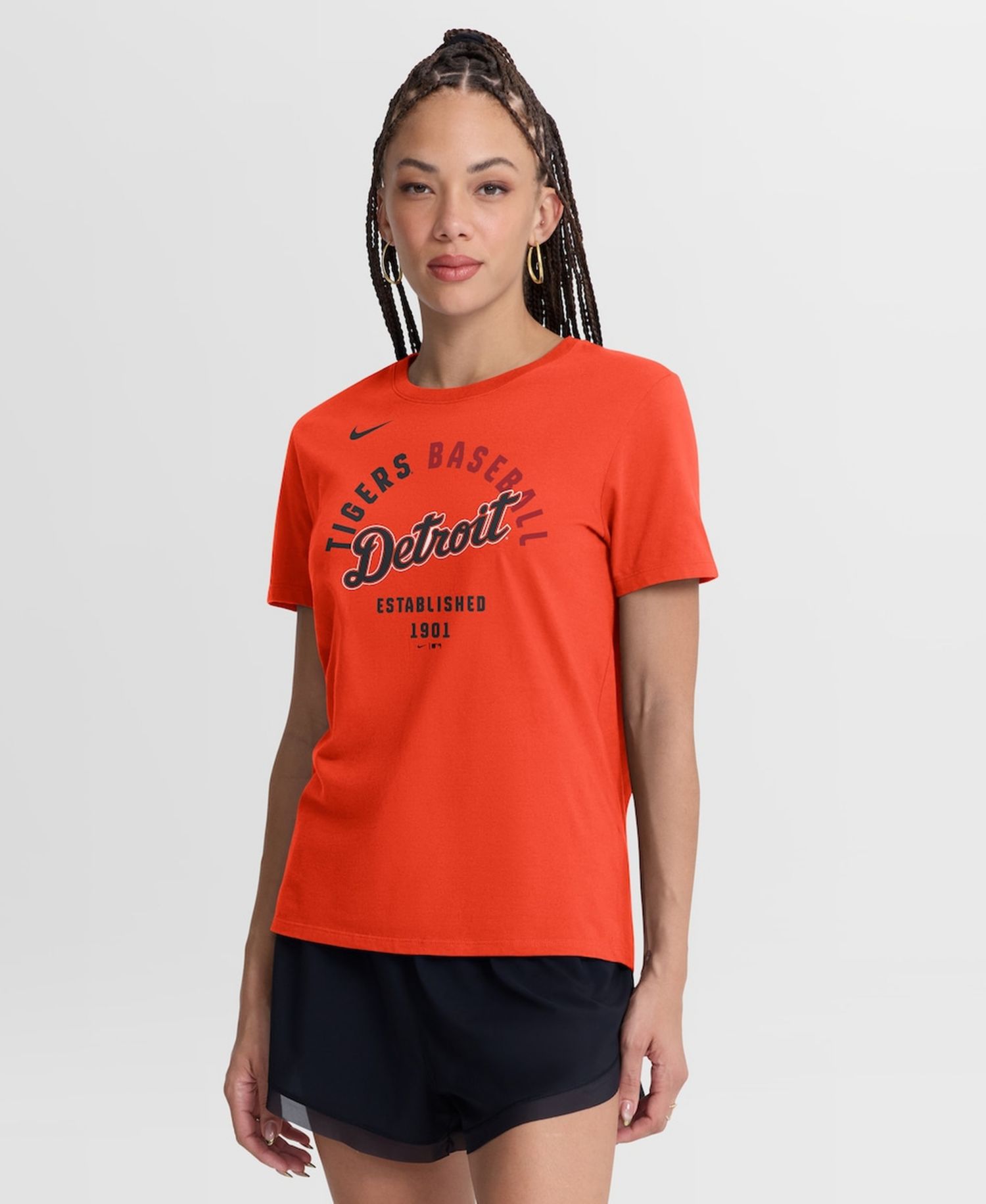 Women's Orange Detroit Tigers Alternate Fashion T-Shirt