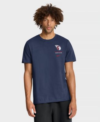 Men's Navy Cleveland Guardians Primetime 2-Hit T-Shirt