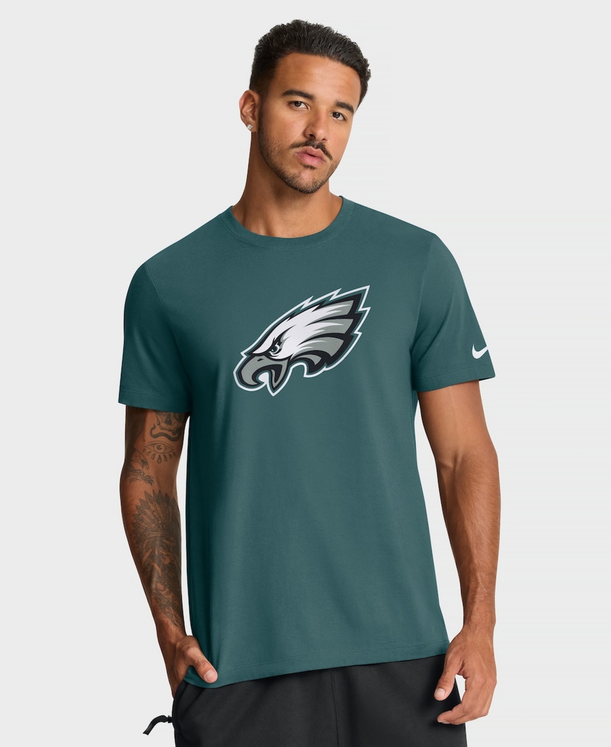 Nike Men's Midnight Green Philadelphia Eagles Essential Logo T-Shirt