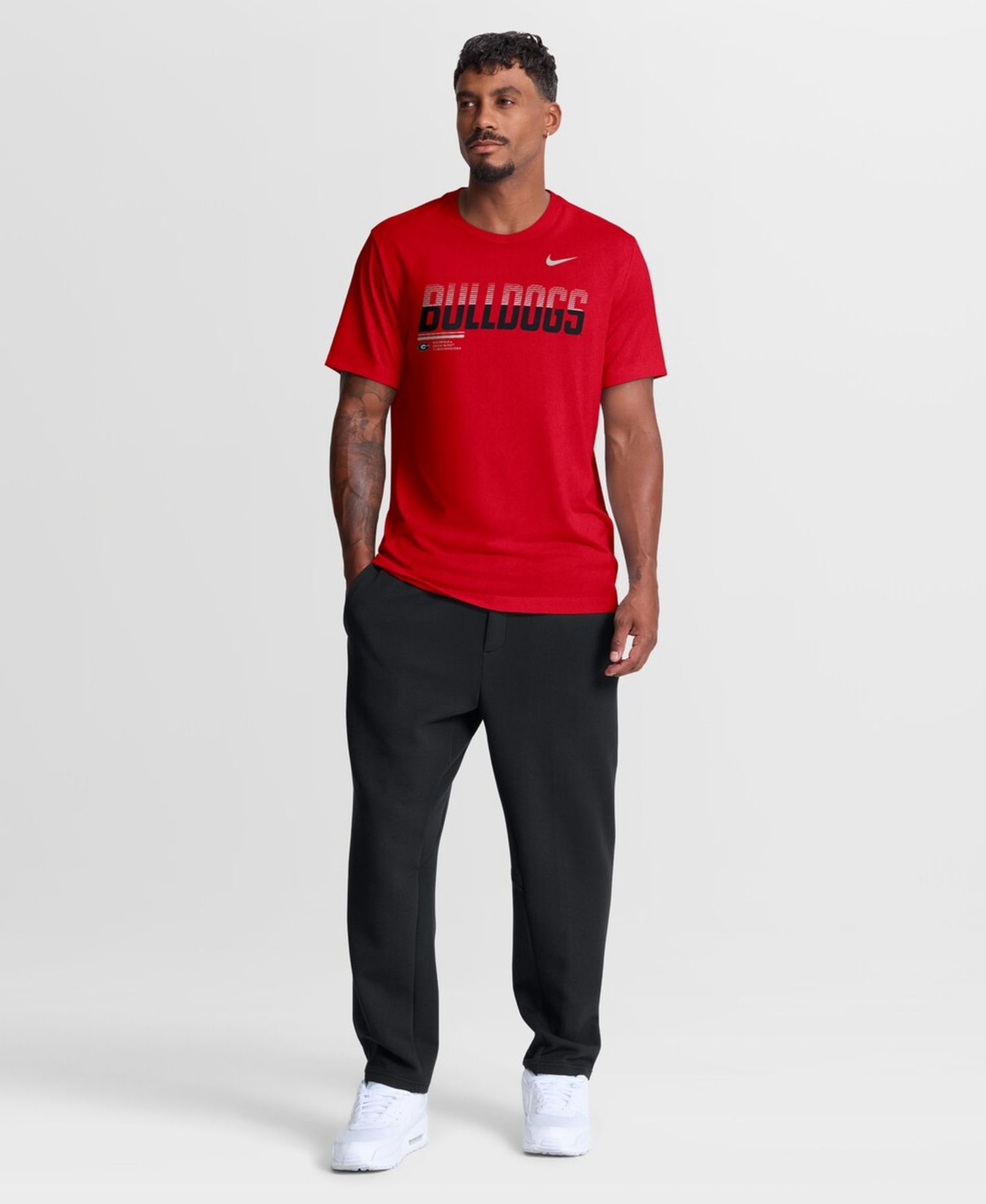 Men's Red Georgia Bulldogs Sideline Legend Dri-FIT T-Shirt