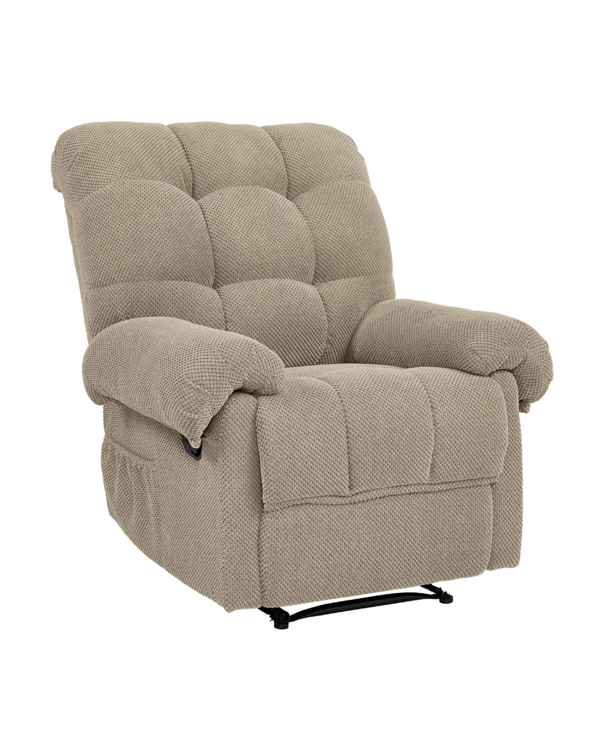 Clihome Recliner Chair, Overstuffed Armchair,Living Room Seating, Reading Chair,Ergonomic Lounge Soft Fabric