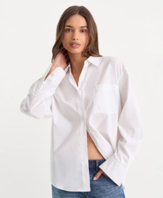 Women's Poplin Oversized Classic Shirt