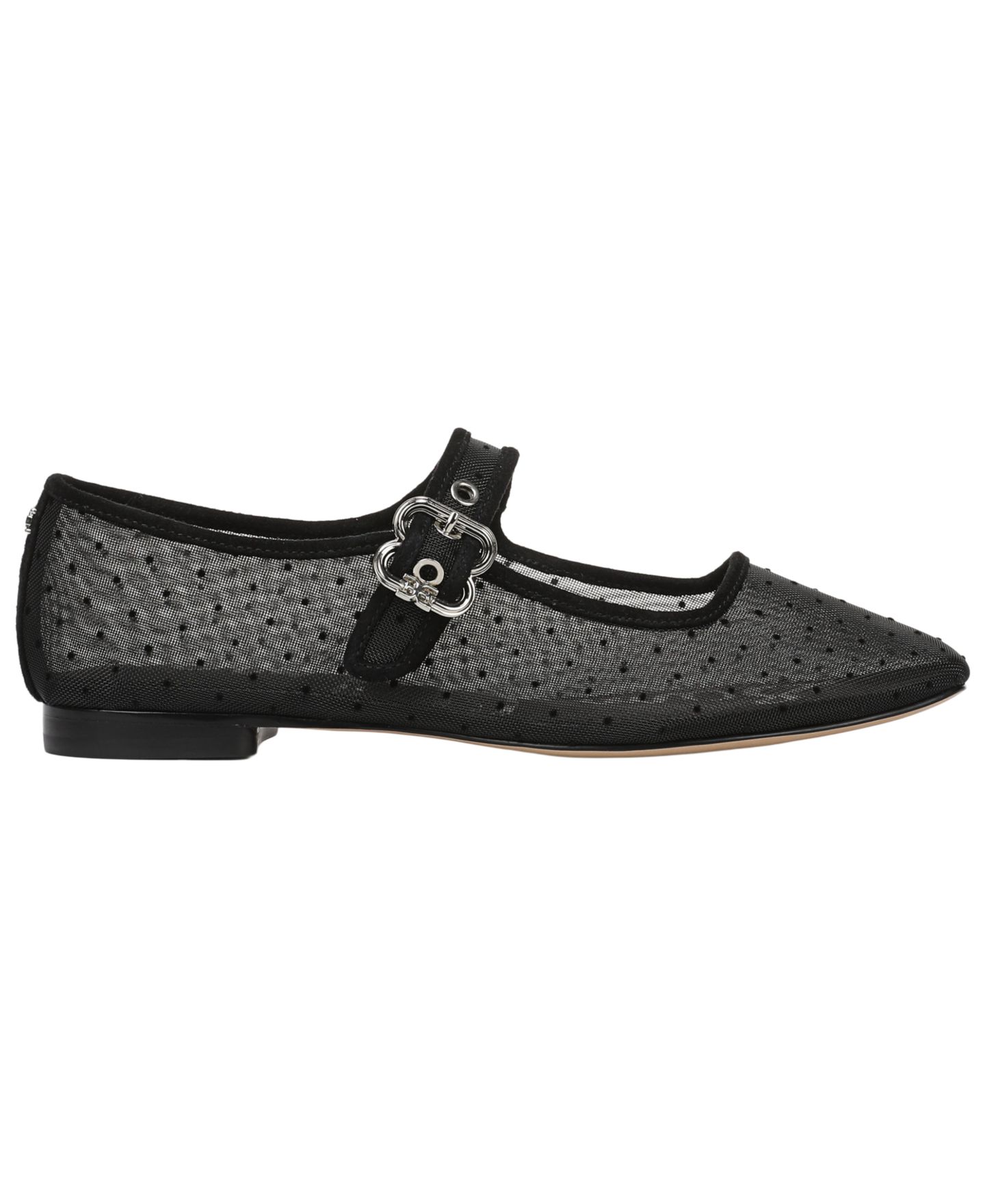Женские сетчатые балетки Sam Edelman Michaela Mary Jane, цвет: Чёрный сетчатый, вариант 1 — фото 2