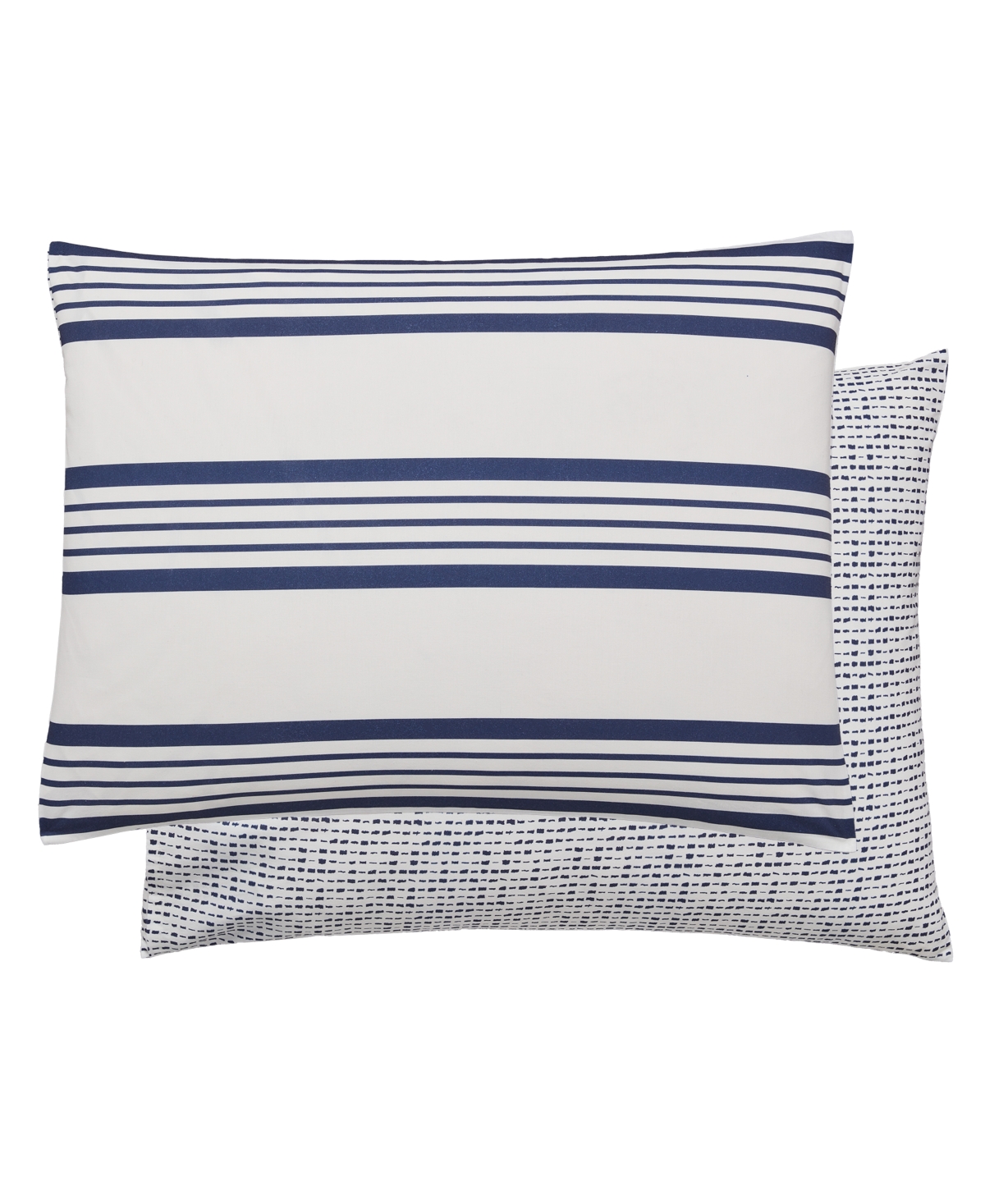 Anne Klein Archer Stripe Cotton Blend -Piece Comforter Set