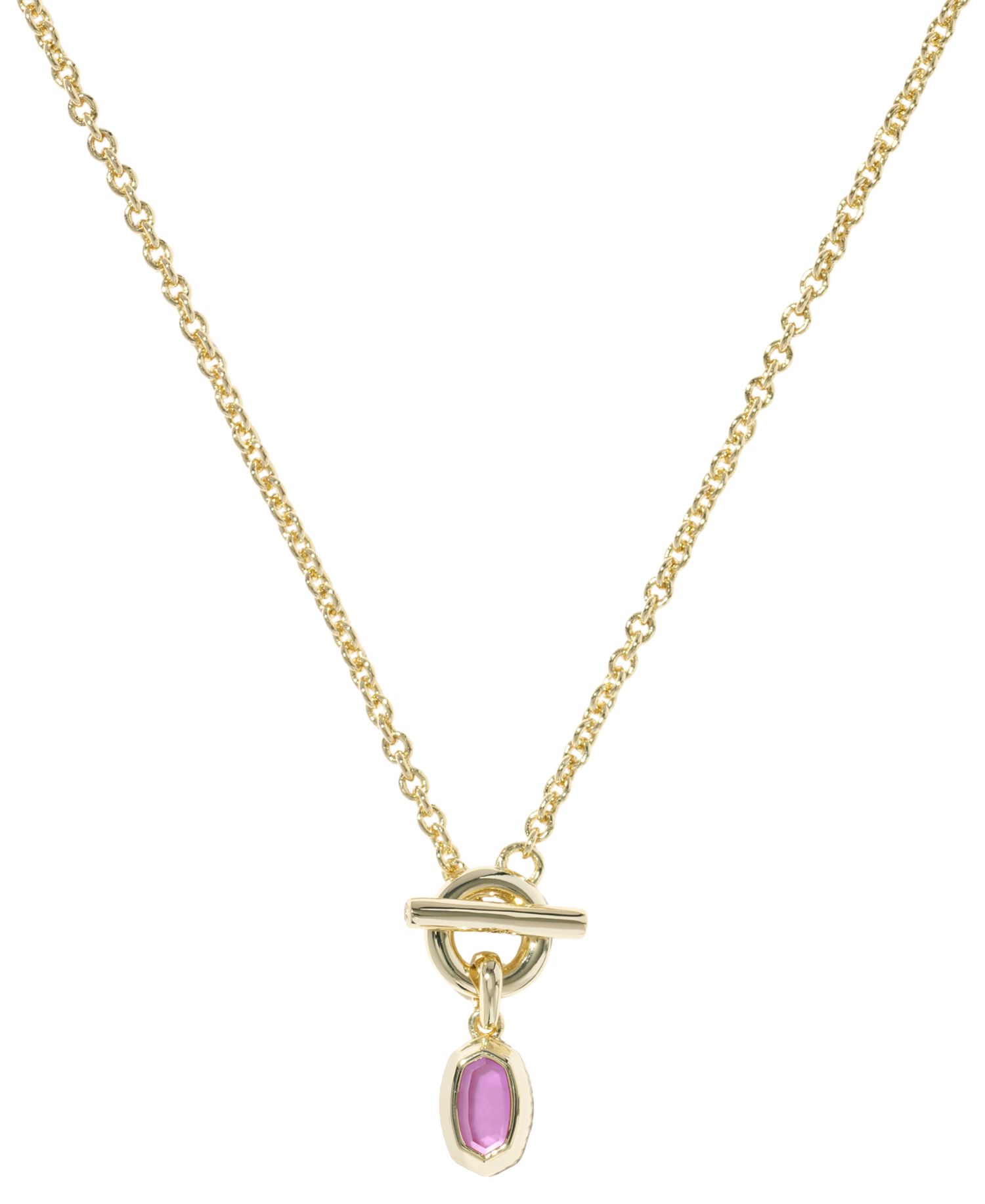 Malachite and Imitation Pearl 14k Gold-Plated Over Brass Daphne Link and Chain Necklace