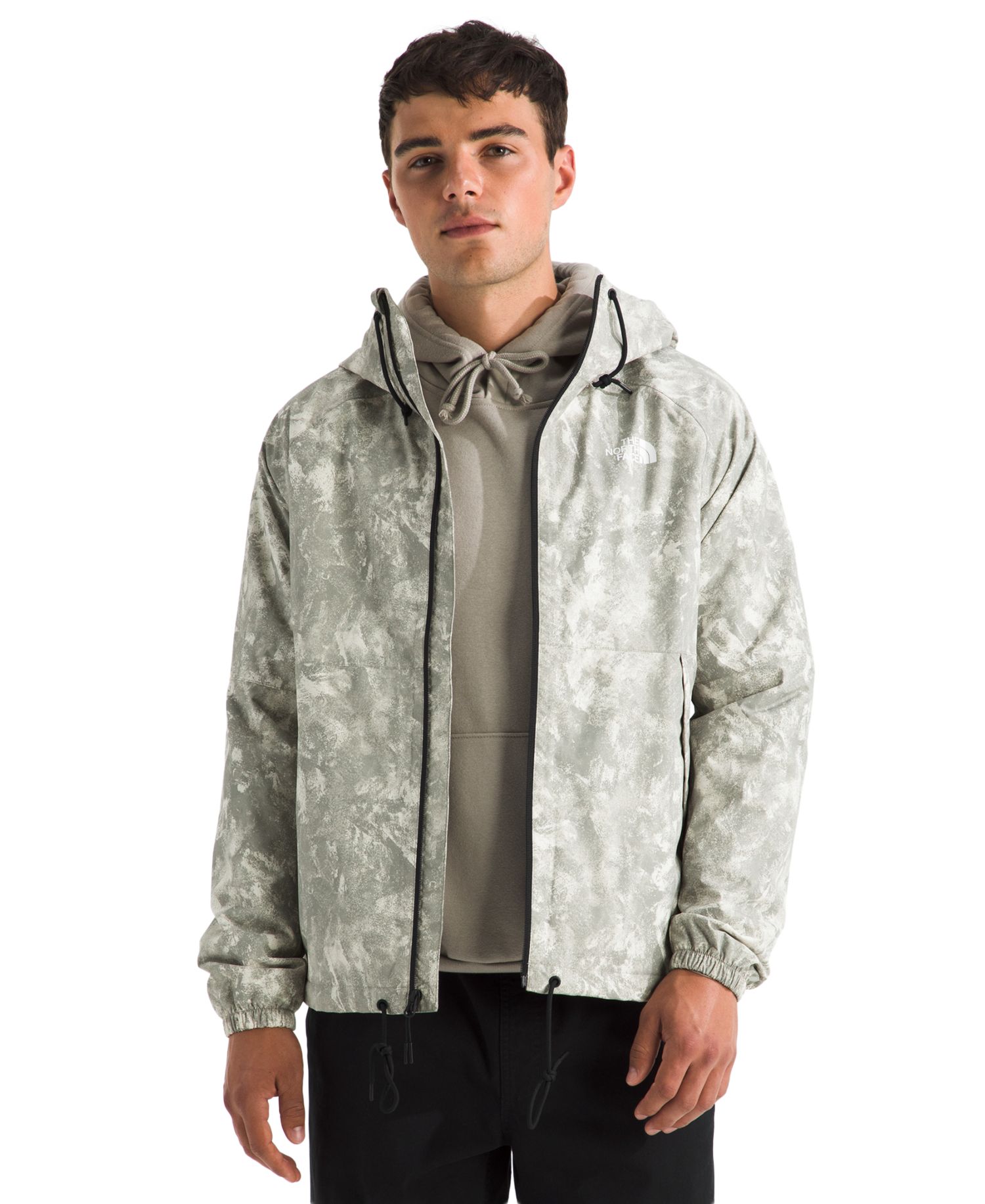 Men's Print Antora Rain Hooded Jacket