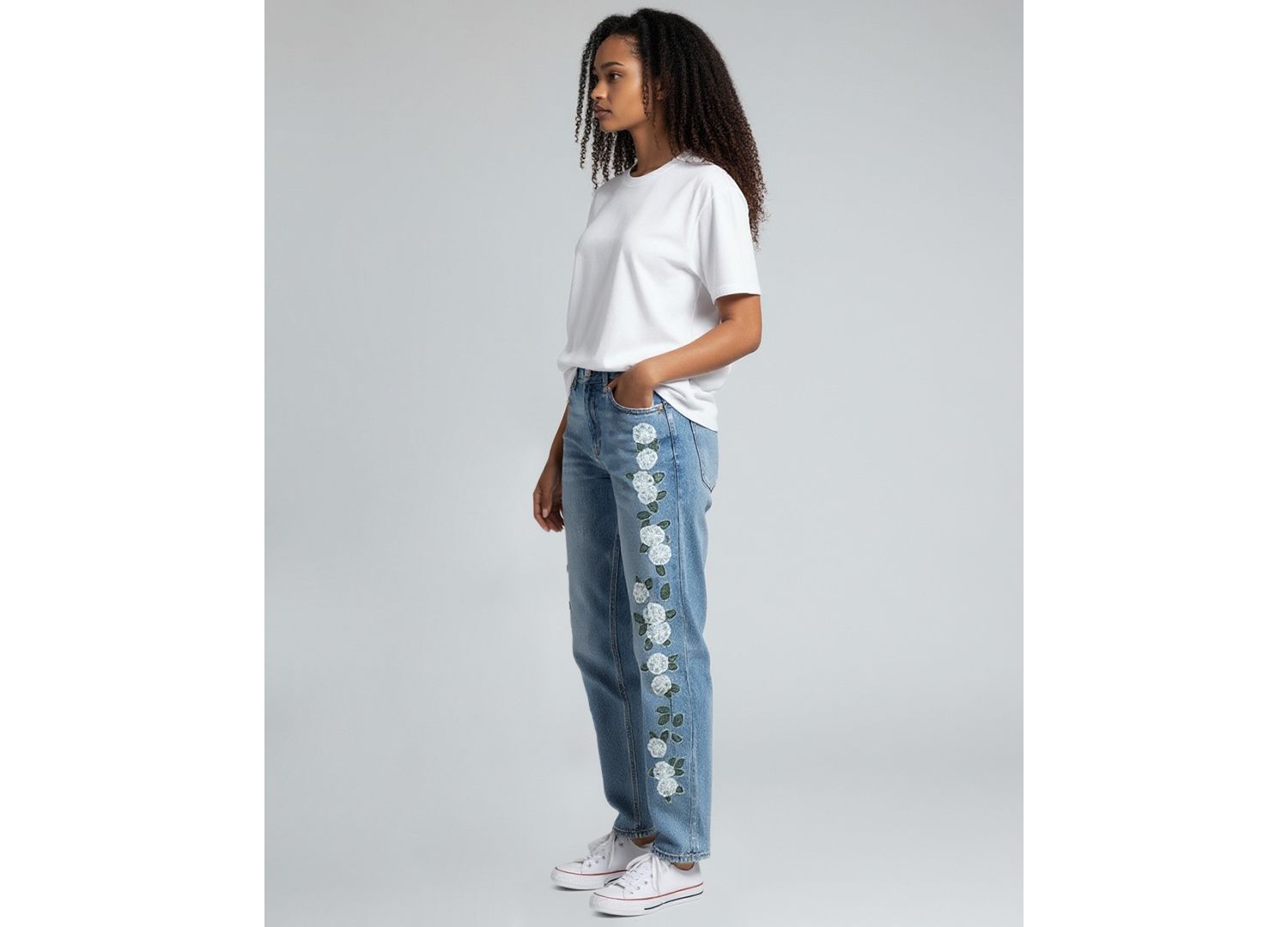 Women's High-Rise Straight-Leg Jeans