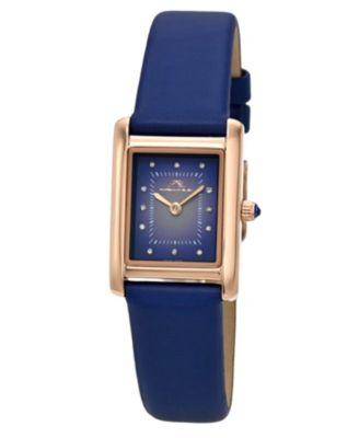 Women's Karolina Satin Covered Genuine Leather Watch 1085BKAL