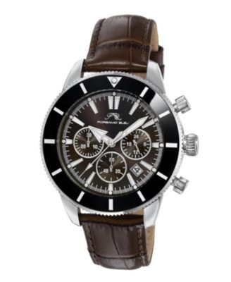 Men's Brandon Genuine Leather Band Watch 1012CBRL