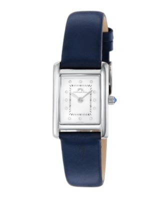 Women's Karolina Diamond Genuine Leather Band Watch 1081BKAL