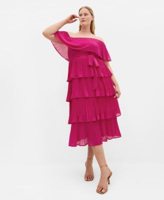 Plus Size Night Garden Maxi Dress
