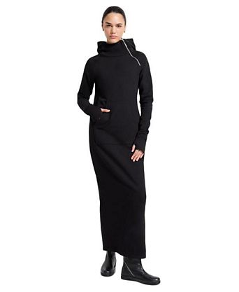 ladies black sweater dress Knit Ladies- Size "S" "M" "L" High Elasticity Premium Generous stretch Black Sweater Dresses for Women