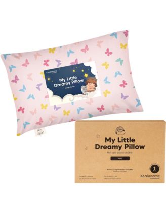 Mini Toddler Pillow and Pillowcase for Crib, 9x13 Small Pillow for Toddler, Kids Travel Pillow