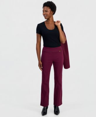 Petite Mid-Rise Bootcut Pants, Petite & Petite Short