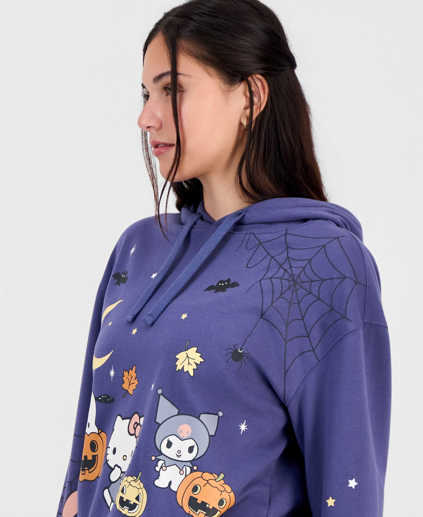 Женское худи Sanrio Juniors' Hello Kitty And Friends Halloween, цвет: Синий — фото 4