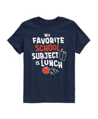 Boys' 8-20 My Favorite School Subject Is Lunch Short-Sleeve Graphic T-Shirt