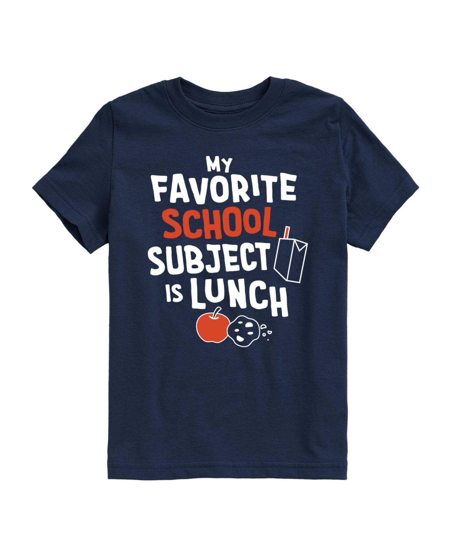 Instant Message Boys' 8-20 My Favorite School Subject Is Lunch Short-Sleeve Graphic T-Shirt