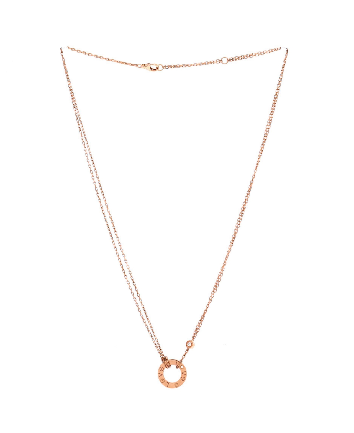 Pre-Owned Cartier Diamonds Love Pendant Necklace