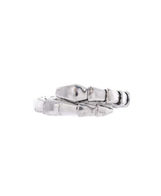 Pre-Owned Bvlgari Serpenti Viper One-Coil Ring - 18k white gold