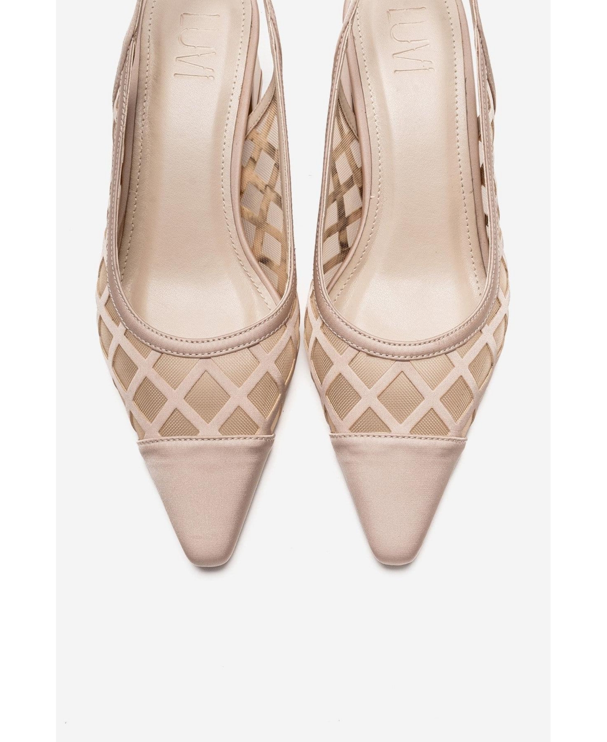 Prologue Shoes Alveron Block Heel Mesh Pump