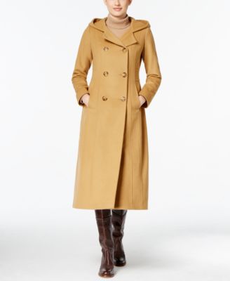 Anne klein hooded wool coat on sale