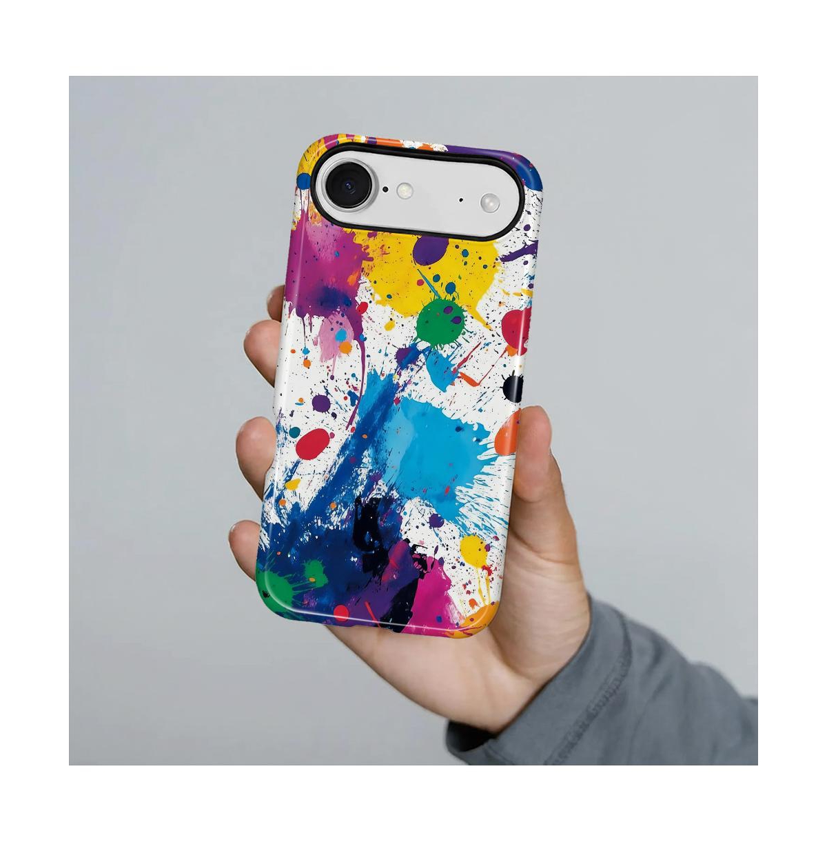 Gonez Case for iPhone Air, 2-in-1 Dual-Layer Shockproof Protection, Street Art Style Glossy