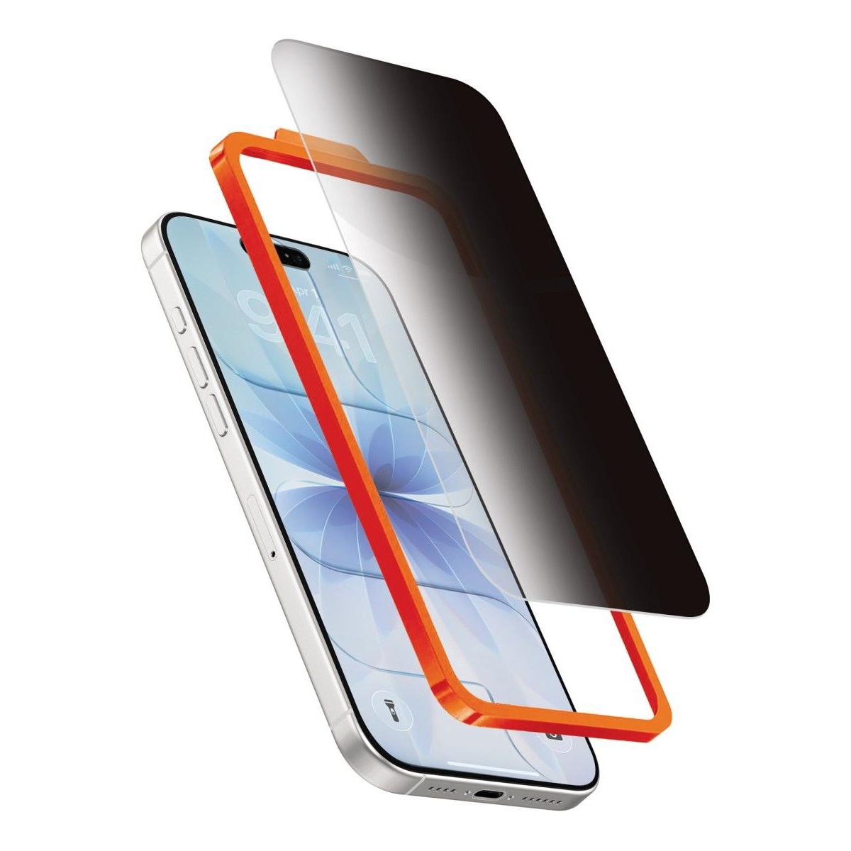 Gonez Tempered Glass Privacy Screen Protector with Easy Applicator for iPhone 17 Air, 9H Anti-Scratch Bubble-Free Guard