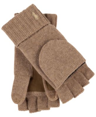 Men's Wool Blend Convertible Gloves