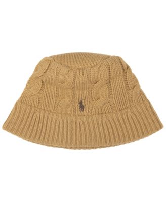 Men's Cable Knit Bucket Hat
