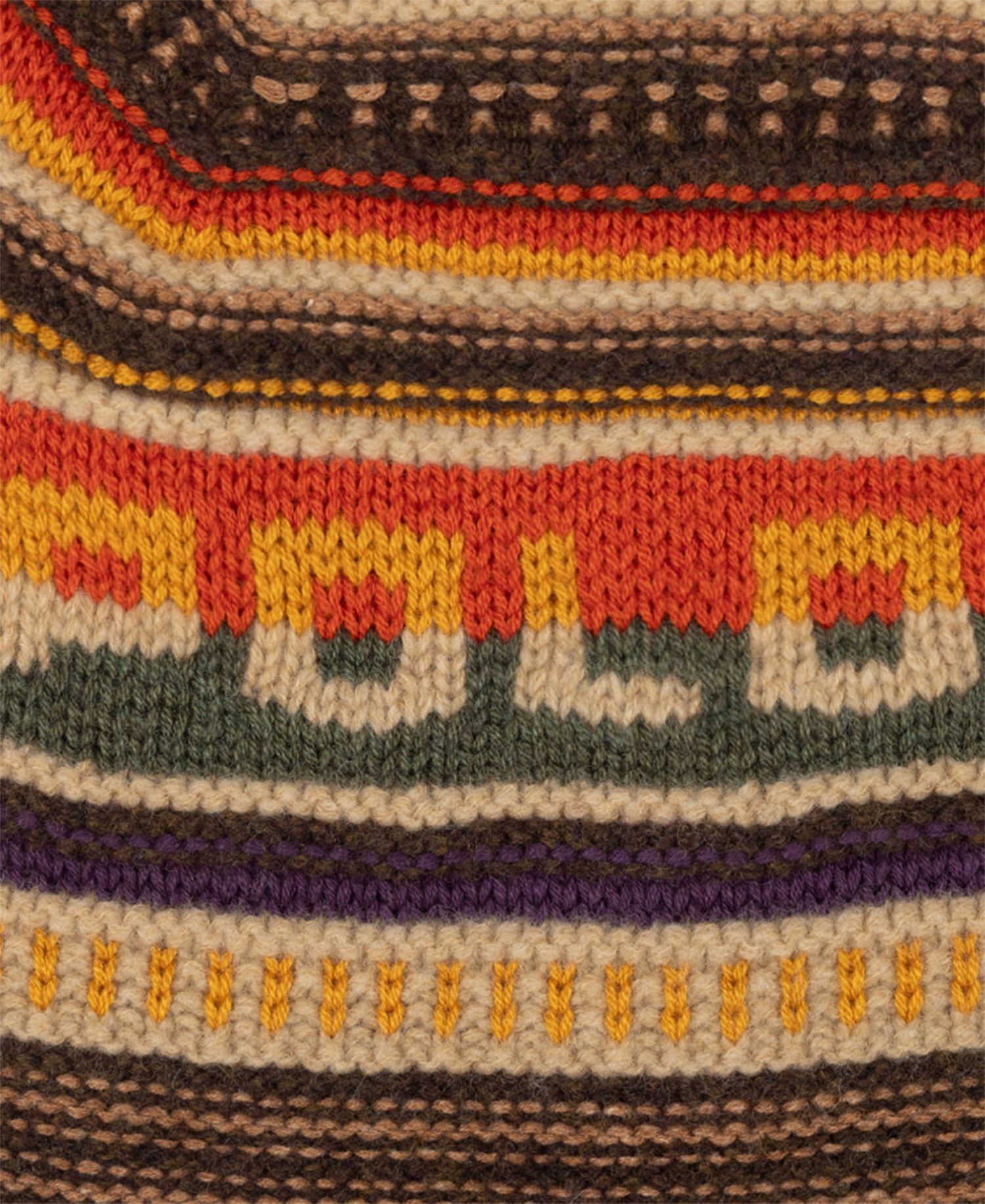 Men's Textural Stripe Earflap Hat