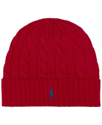 Men's Cashmere Blend Cable Beanie