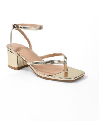 Women's Eli Minimal Block Heel Thong Sandals
