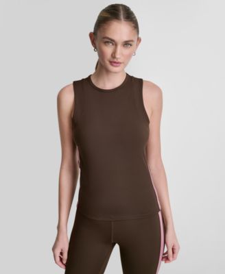 Women's Side Stripe Crewneck Tank Top