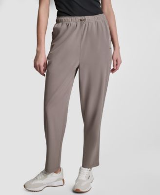 Women's High-Rise Tapered Straight-Leg Pants