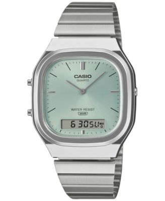 Men's Analog-Digital Stainless Steel Watch 35.8mm