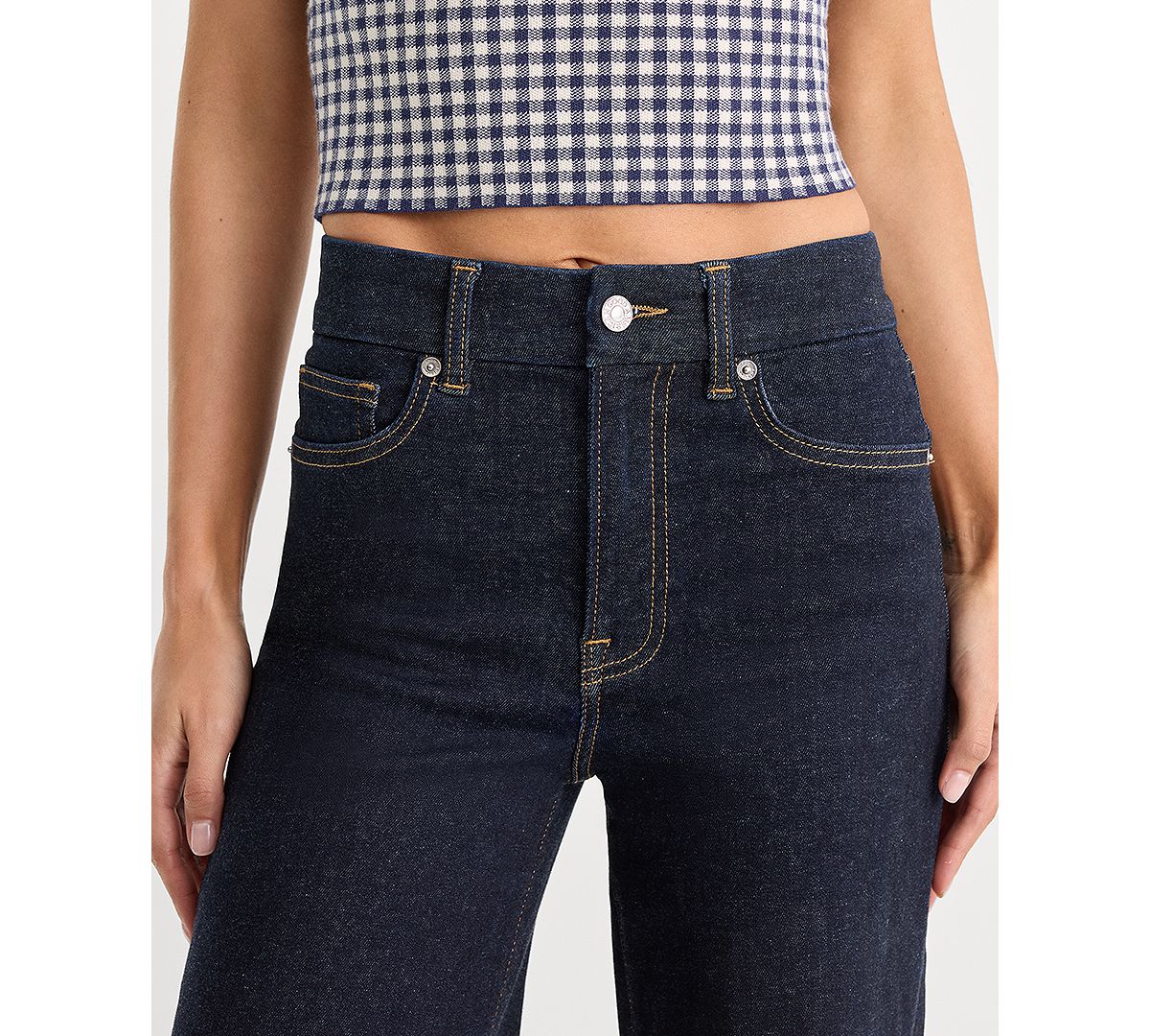 Good American Women's Always Fits Slim Palazzo Jeans view 4 — MAYCSS fashion products