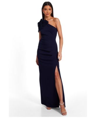 Women's One Shoulder Maxi Dress