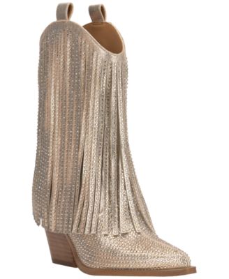 Women's Paredisa Rhinestone Fringe Cowboy Booties