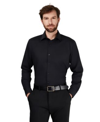Men's Black Dress Shirts | Macy's