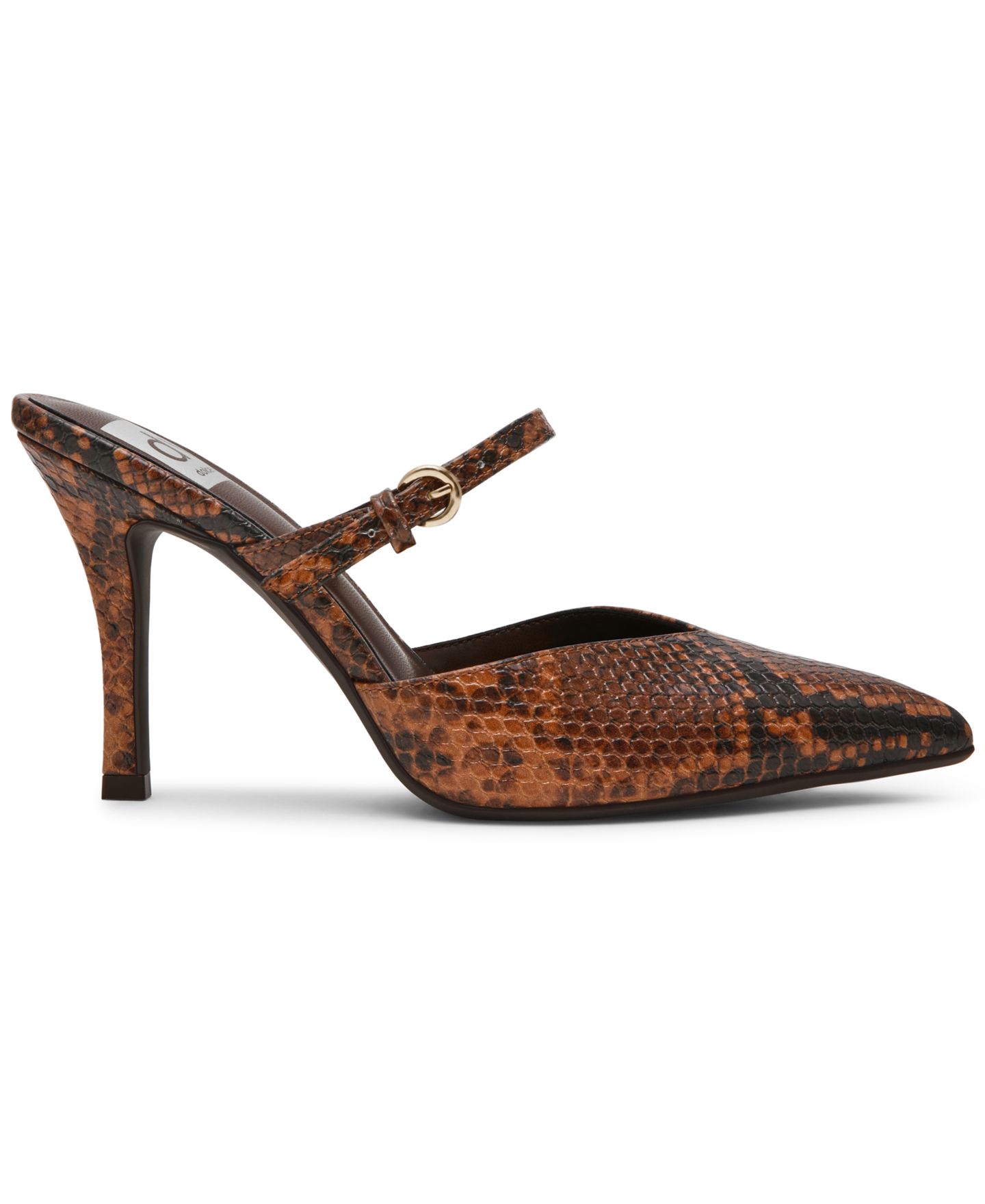 Женские туфли DV Dolce Vita Geanie Pointed Toe Pumps, цвет: Коричневый змеиный — фото 2