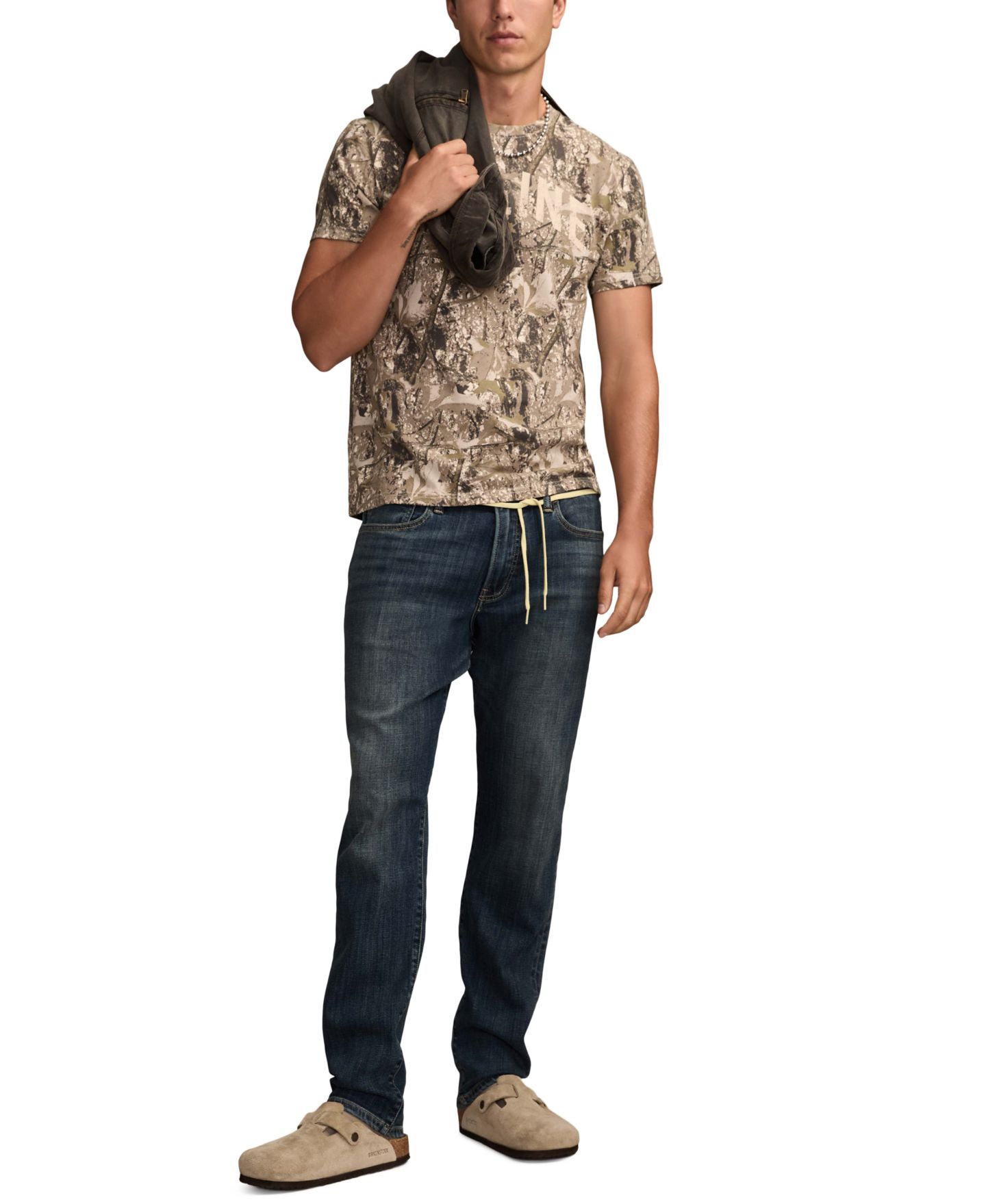 Мужские джинсы Lucky Brand 412™ Sloan Athletic Slim-Fit, цвет: Варёный — фото 2